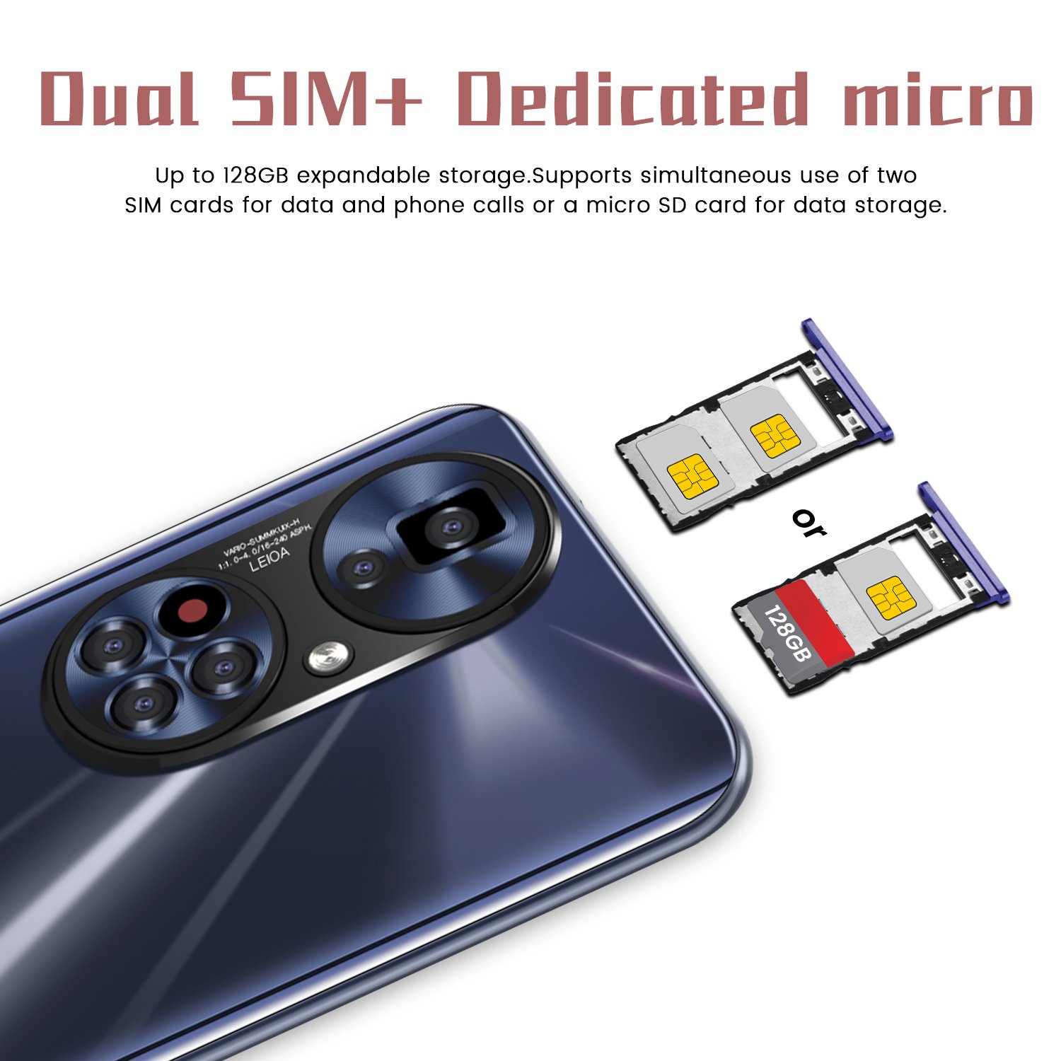 OEM 7.1inch huwei P50 Pro Smartphone 4G 5G Unlock Android Mobile 16GB 1TGB Huwai Cellphone Cell Smart Phone